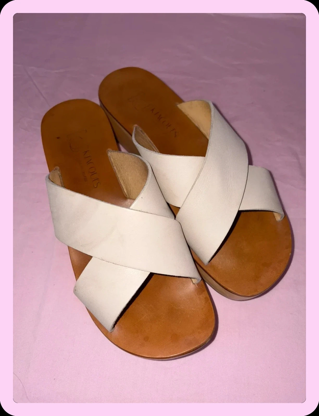 Zueco chancleta para mujer kjaques talla 37 poco usado – photo 2